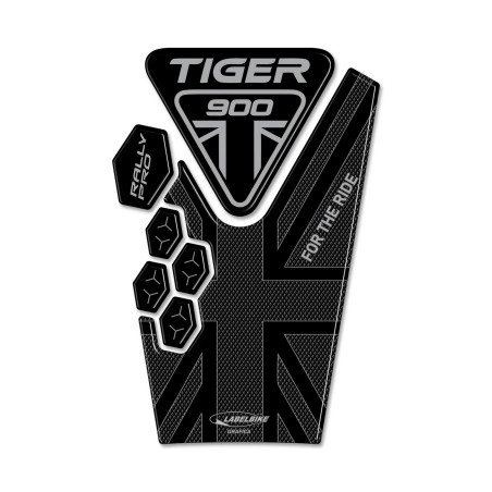 Adesivo Paraserbatoio ALTO compatibile con moto Triumph Tiger 900 RALLY PRO
