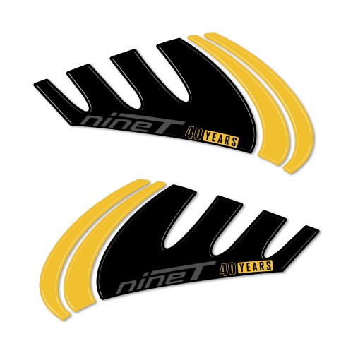 Pegatinas 3D Protectores laterales de depósito de moto compatibles con BMW R nineT 2