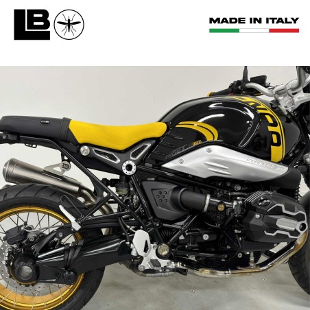 Adesivi 3D Protezioni laterali serbatoio moto compatibili con BMW R nineT