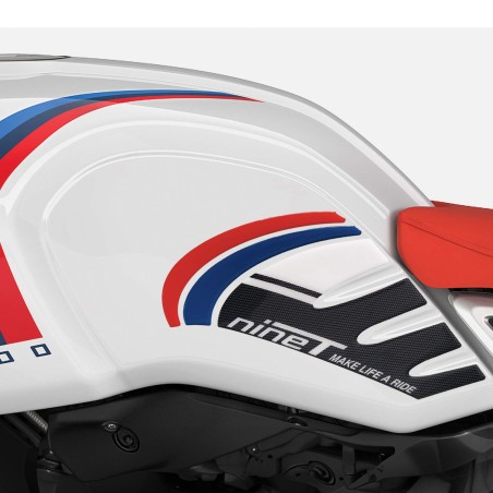 Adesivi 3D Protezioni laterali serbatoio moto compatibili con BMW R nineT