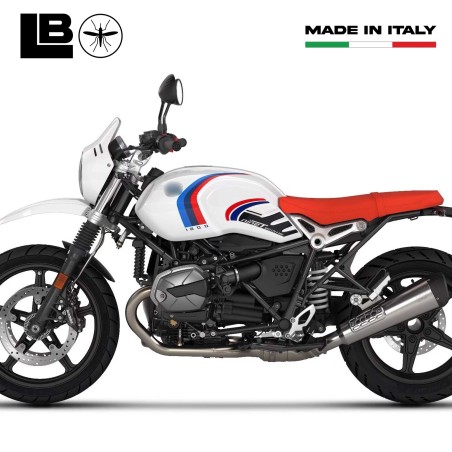 Adesivi 3D Protezioni laterali serbatoio moto compatibili con BMW R nineT