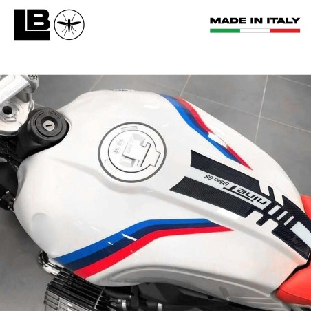 Paraserbatoio Adesivo 3D Protezione serbatoio moto compatibili con BMW R nineT