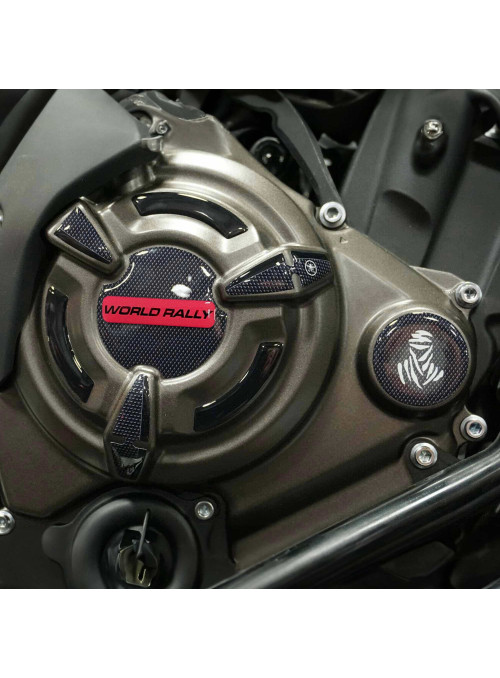 Adesivi 3D protezioni carter compatibili con Yamaha Tenere 700 World Rally