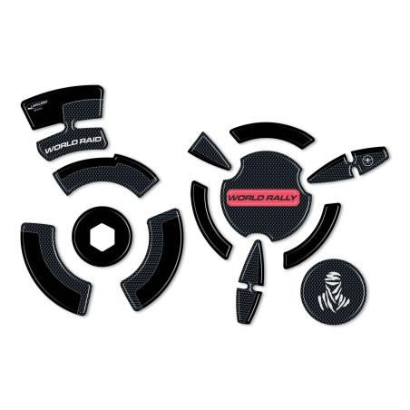 Autocollants 3D de protection du carter de vilebrequin compatibles avec le Yamaha Tenere 700 World Rally