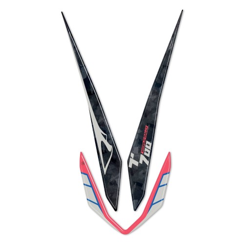 Sticker 3D Motorcycle High Mudguard compatible with Yamaha Tenere 700 World Rally 2