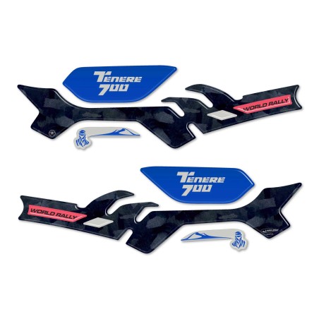 Adesivi Protezioni Paramani moto compatibili con Yamaha Tenere 700 World Rally