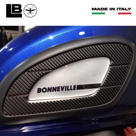 Aufkleber 3D Tank Side Protectors kompatibel mit Triumph Bonneville