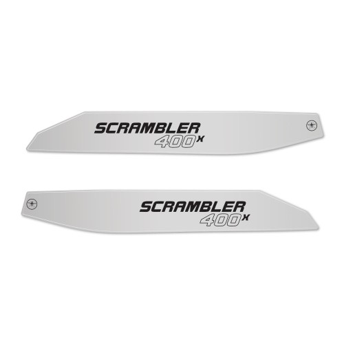 Pegatinas 3D Guardamanos moto compatible con Triumph Scrambler 400 X 2