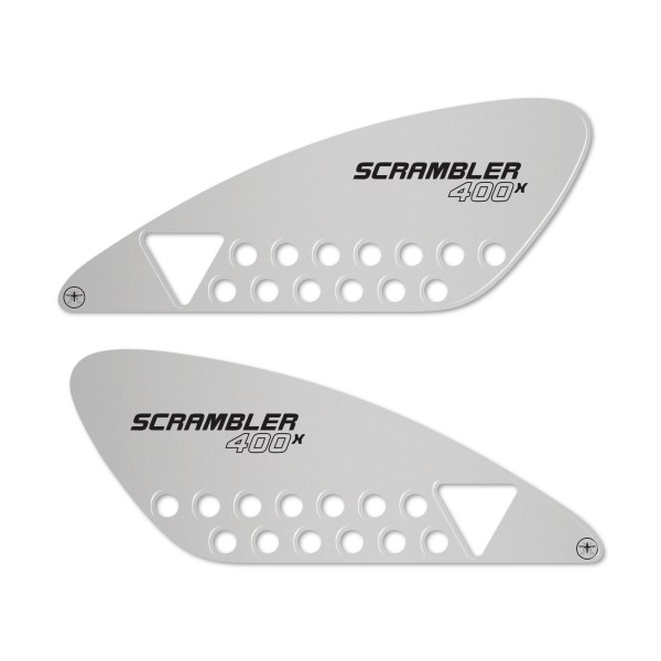 Adesivi Protezioni laterali serbatoio compatibili con Triumph Scrambler 400 X
