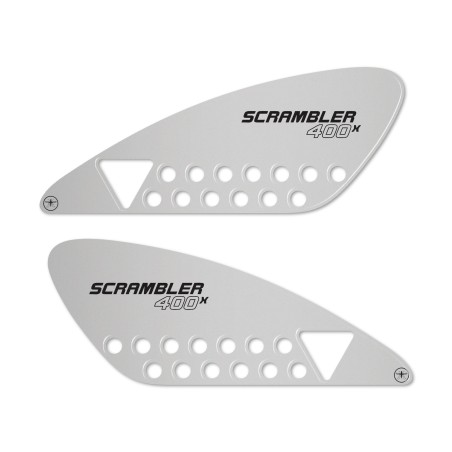 Adesivi Protezioni laterali serbatoio compatibili con Triumph Scrambler 400 X