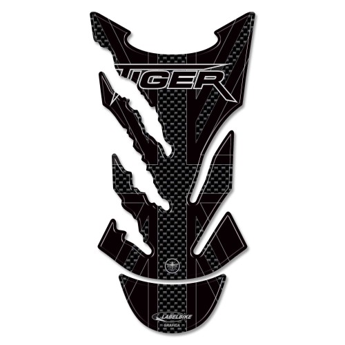 Autocollants de pare-chocs en CARBONE 3D compatibles avec TRIUMPH TIGER BIKE 2