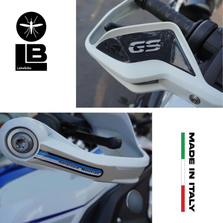 Adesivi 3D Protezioni Paramani compatibili con moto BMW R 1250 GS 2019-2023