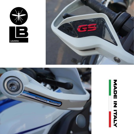 Adesivi 3D Protezioni Paramani compatibili con moto BMW R 1250 GS 2019-2023