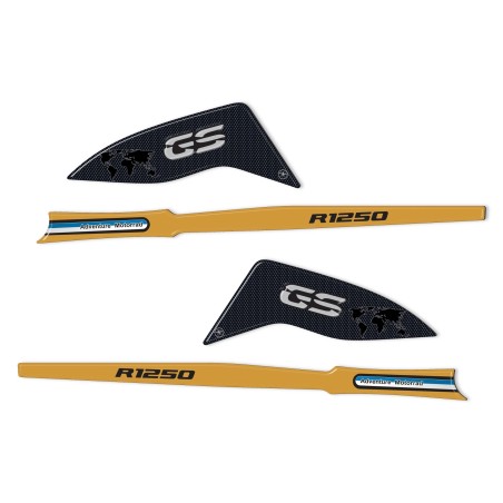 3D handguard stickers compatible with BMW R 1250 GS 2019-2023 motorbikes
