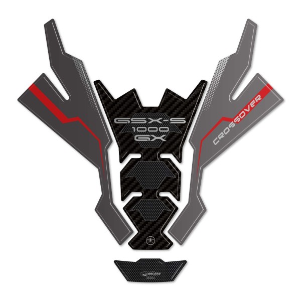 Paraserbatoio Adesivo 3D Protezione moto compatibile con Suzuki GSX-S1000GX 2024
