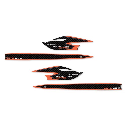 Pegatinas guardamanos 3D compatibles con KTM 1290 Super Adventure S y R 2021-2024 2