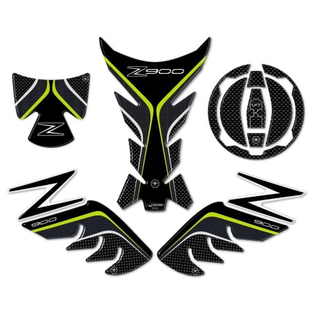3D GEL RESIN ADHESIVE KIT PROTECTIONS compatible for Z900 KAWASAKI carbon motorcycle