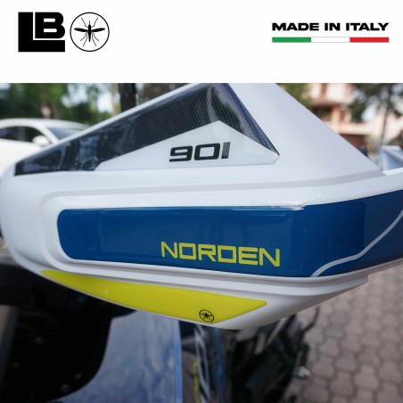 Adesivi 3D Protezioni Paramani moto compatibili con Husqvarna Norden 901 2023