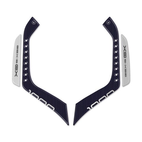 Passenger handle protector stickers compatible with Suzuki GSX-S1000GX 2024-5 2