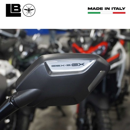 Adesivi 3D Protezioni Specchietti moto compatibili con Suzuki GSX-S1000GX 2024