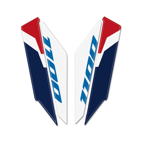 Adesivi 3D Protezioni Parasteli parafango compatibili con Honda Africa Twin 2024