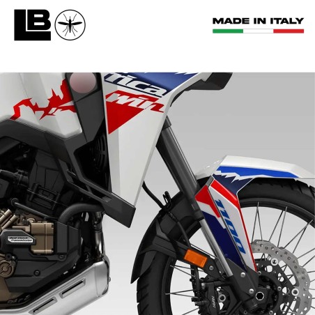 Adesivi 3D Protezioni Parasteli parafango compatibili con Honda Africa Twin 2024