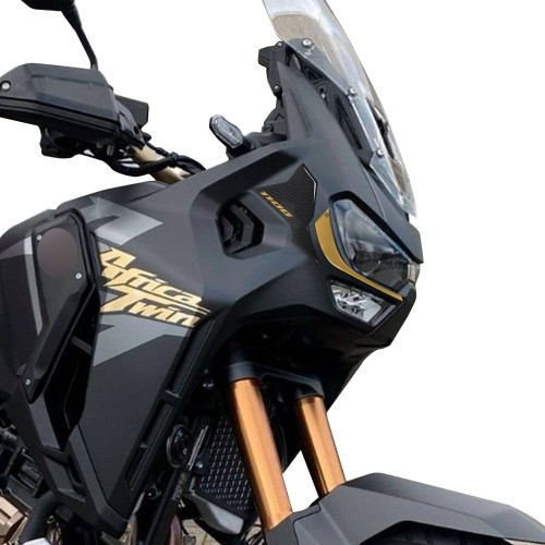Adesivi 3D protezioni frontale moto compatibili con Honda Africa Twin Adv 2024