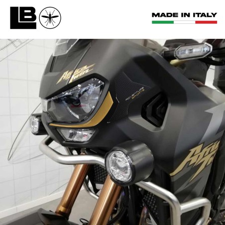 Adesivi 3D protezioni frontale moto compatibili con Honda Africa Twin Adv 2024