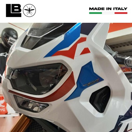 Adesivi 3D protezioni frontale moto compatibili con Honda Africa Twin Adv 2024