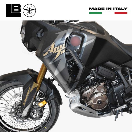 3D Stickers Motorcycle stem protectors compatible with Honda Africa Twin Adv 2024
