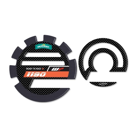 Adesivi 3D protezioni carter compatibili con Ktm 1190 Adventure S - R 2013-16