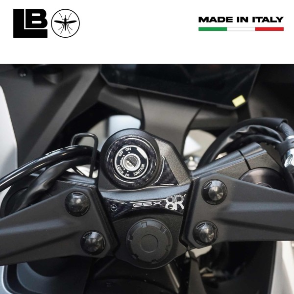 Adesivo 3D Protezione Zona Chiave accensione moto compatibile con Suzuki GSX-8R
