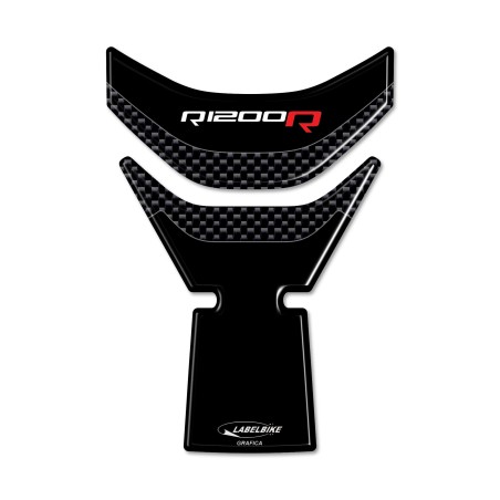 ADESIVO in gel 3D CARBONIO PROTEZIONE SERBATOIO compatibile per MOTO BMW R1200R