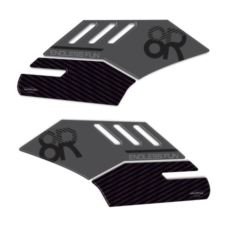 Motorbike Tank Side Protectors 3D Gel Stickers compatible with Suzuki GSX-8R