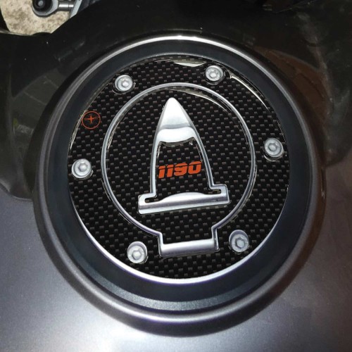 ADESIVO TAPPO SERBATOIO in RESINA GEL 3D compatibile per MOTO KTM 1190 ADVENTURE