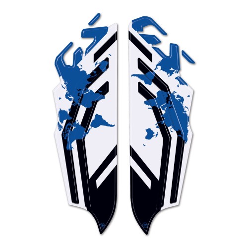 3D stickers motorbike side tank protectors compatible with BMW F800 GS 2024 2