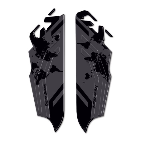 Adesivi 3D protezioni laterali serbatoio moto compatibile con BMW F800 GS 2024