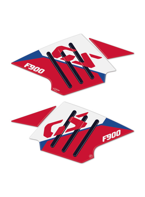 Pegatinas 3D Protectores laterales del tanque de la motocicleta compatible con BMW F900 GS 2024 2