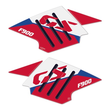 Pegatinas 3D Protectores laterales del tanque de la motocicleta compatible con BMW F900 GS 2024