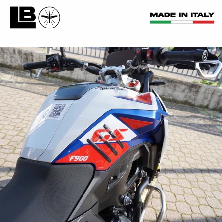 Adesivi 3D Protezioni Laterali Serbatoio moto compatibile con BMW F900 GS 2024