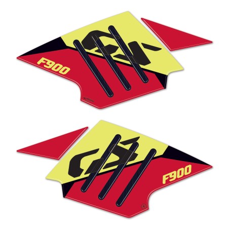 Pegatinas 3D Protectores laterales del tanque de la motocicleta compatible con BMW F900 GS 2024