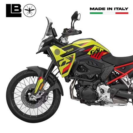 Adesivi 3D Protezioni Laterali Serbatoio moto compatibile con BMW F900 GS 2024