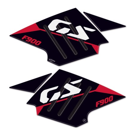 Adesivi 3D Protezioni Laterali Serbatoio moto compatibile con BMW F900 GS 2024