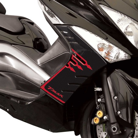 Pegatinas de protección lateral de carenado de scooter 3D compatibles con Yamaha 2008-2011