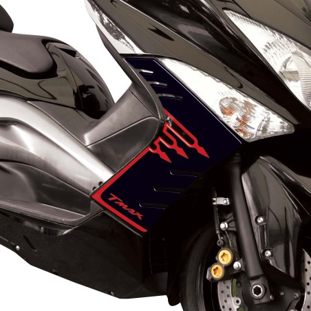 Pegatinas de protección lateral de carenado de scooter 3D compatibles con Yamaha 2008-2011