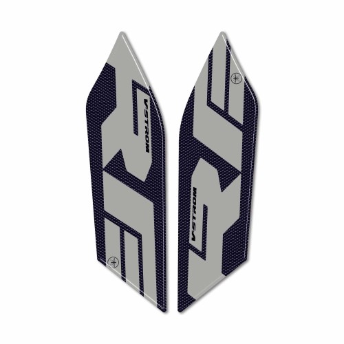 3D Gel Stickers compatible with Suzuki V-Strom 800RE protectors Motorcycle stem guards 2