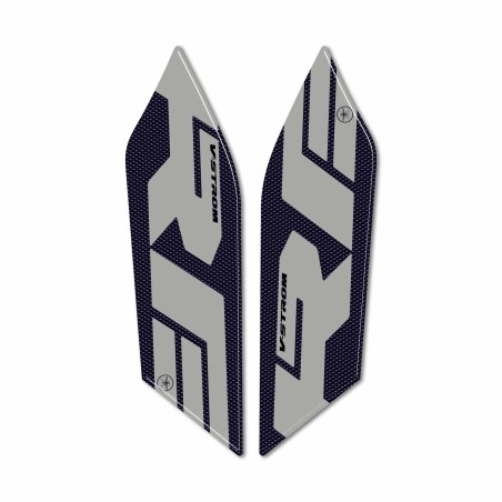 3D Gel Stickers compatible with Suzuki V-Strom 800RE protectors Motorcycle stem guards