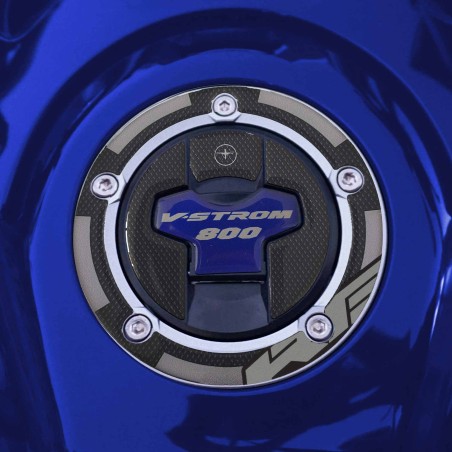 3D-Aufkleber kompatibel mit Suzuki V-Strom 800RE Motorrad-Tankdeckelschutz