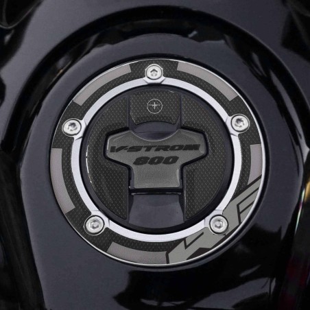 3D-Aufkleber kompatibel mit Suzuki V-Strom 800RE Motorrad-Tankdeckelschutz