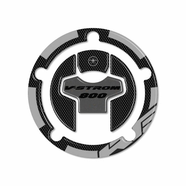 Adhesivo 3D compatible con Suzuki V-Strom 800RE Protección tapa depósito moto